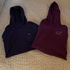 Two boys Vineyard Vines long sleeve hoodies